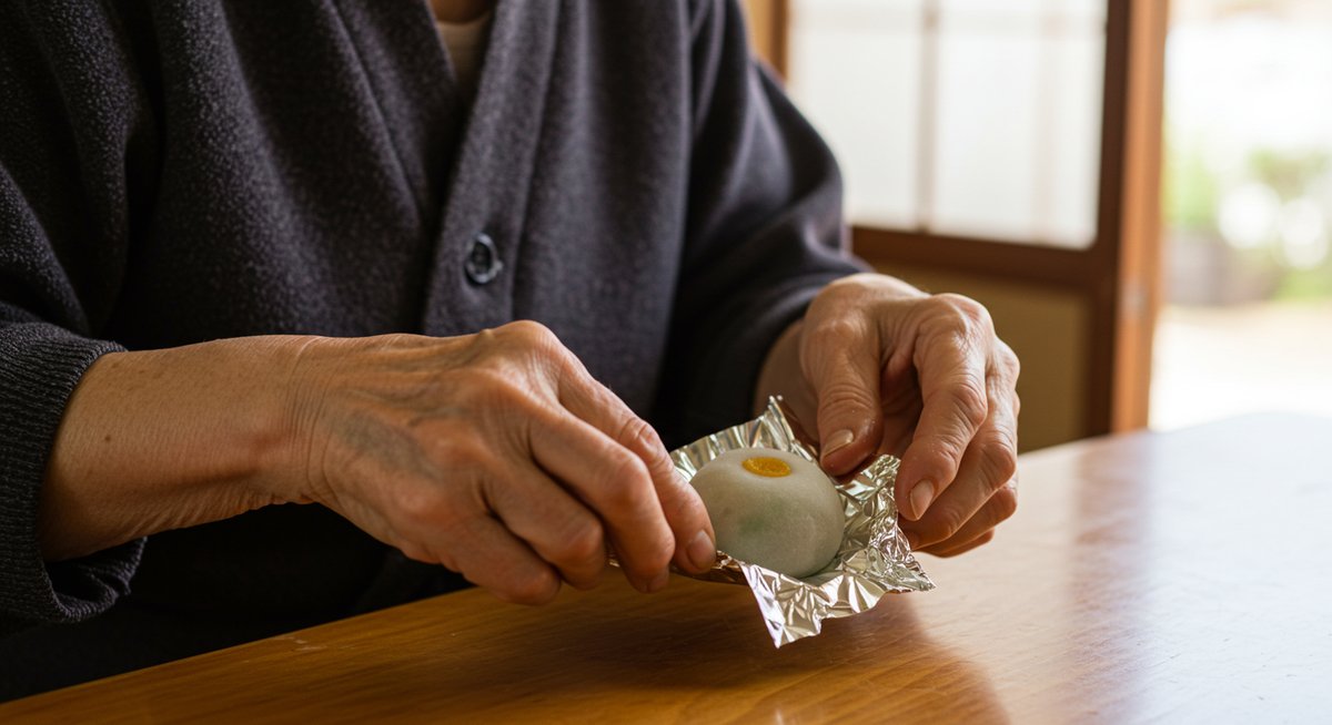 銀紙 に 包ま れ た お 菓子